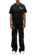 Rudo Black Painter Baggy Cargo Jean