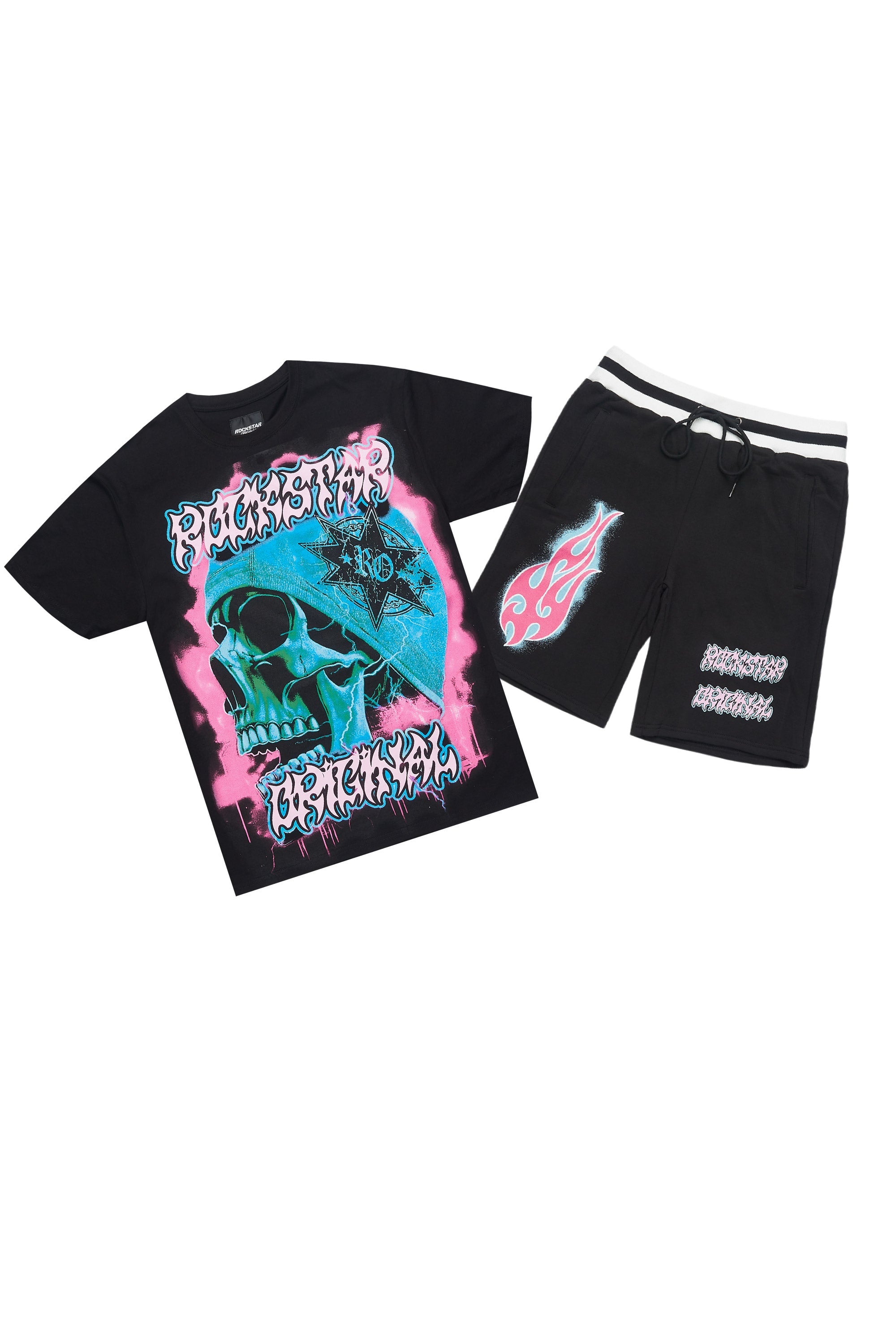 Amari Black Short Set