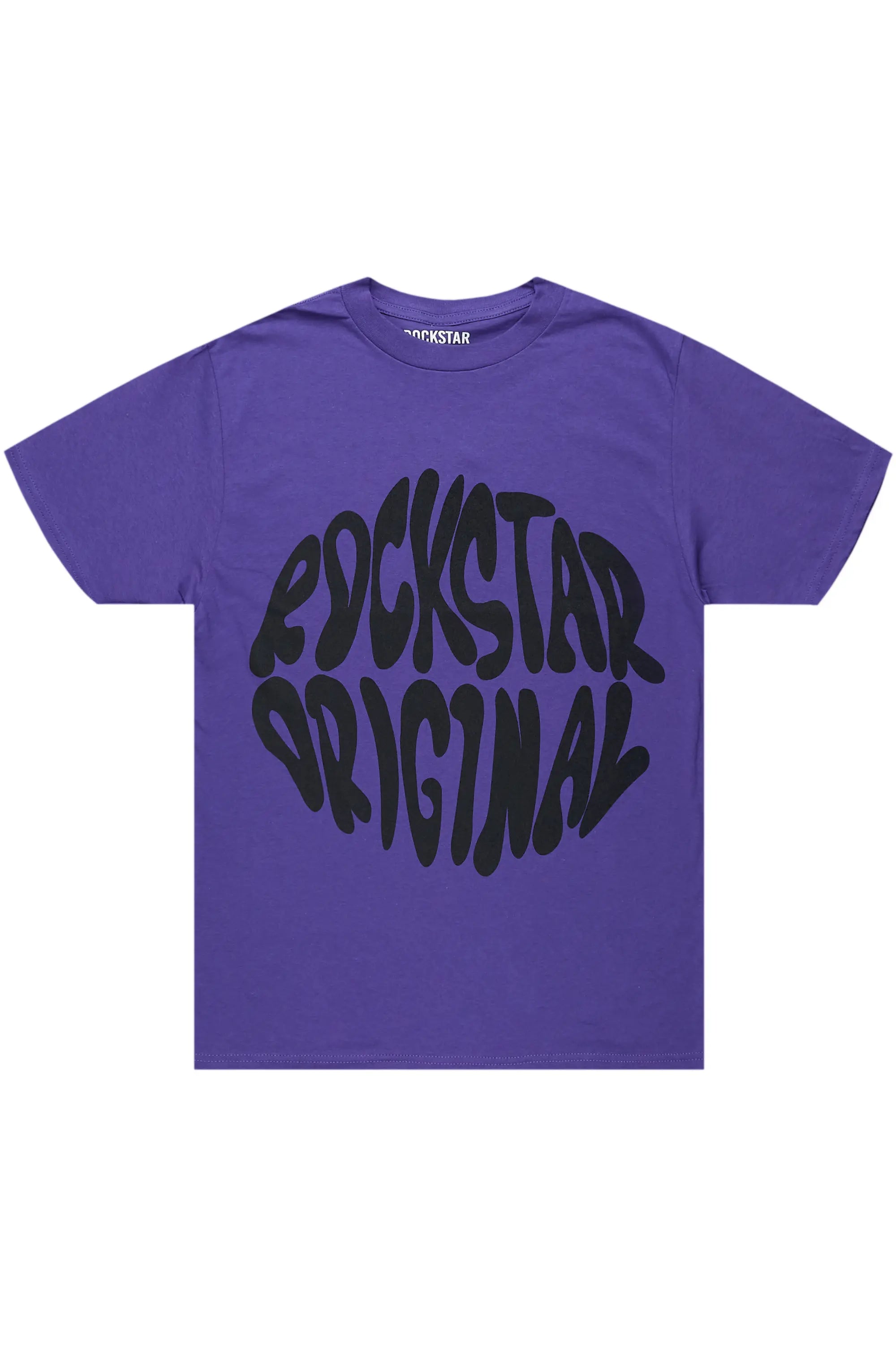 Thierry Purple Graphic T-Shirt