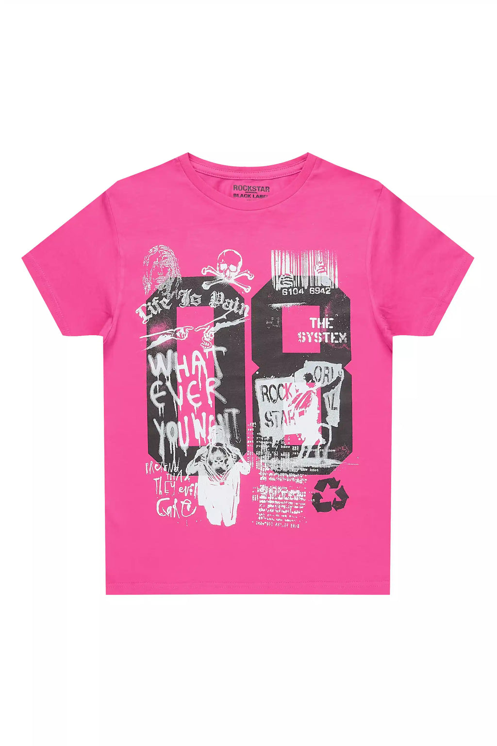 Boys Beau Fuchsia Graphic T-Shirt