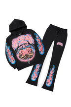 Cairo Black Hoodie/Baggy Track Pant Set