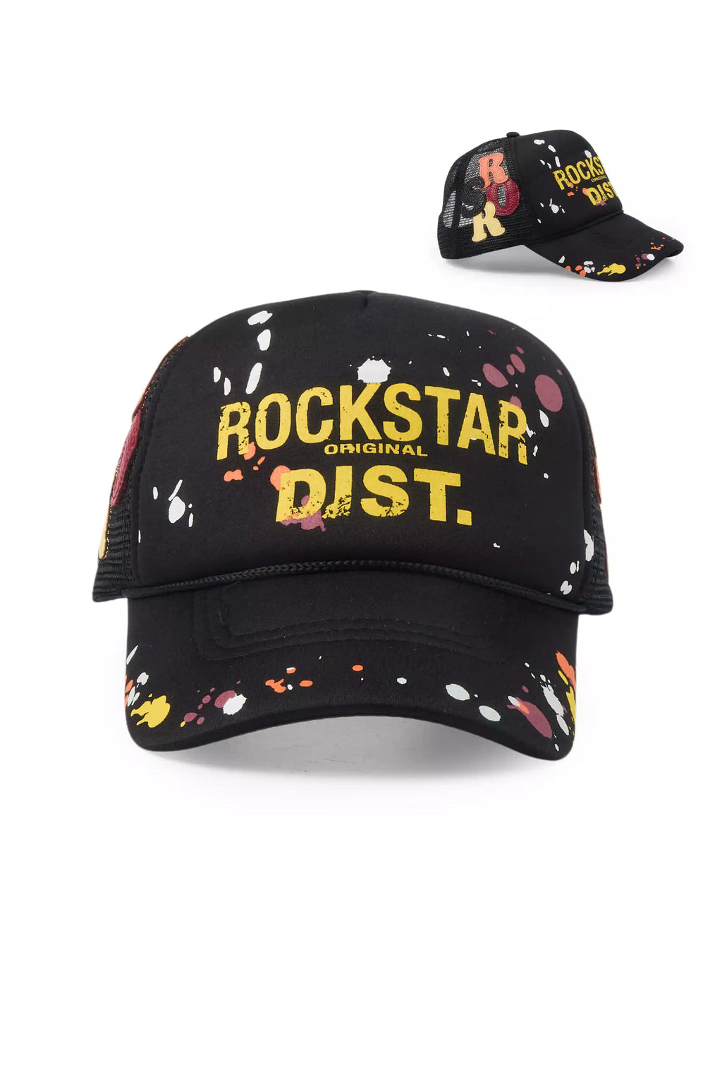 Roselee Black/Yellow Trucker Hat