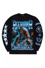 Marxe Black/Multi Oversized Long Sleeve Graphic T-Shirt