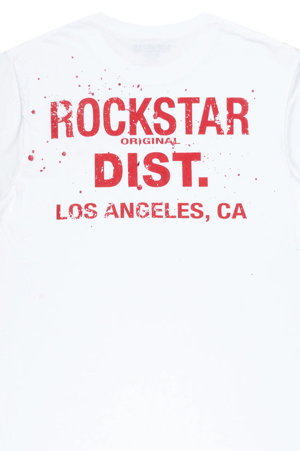 Teddy White/Red Graphic T-Shirt