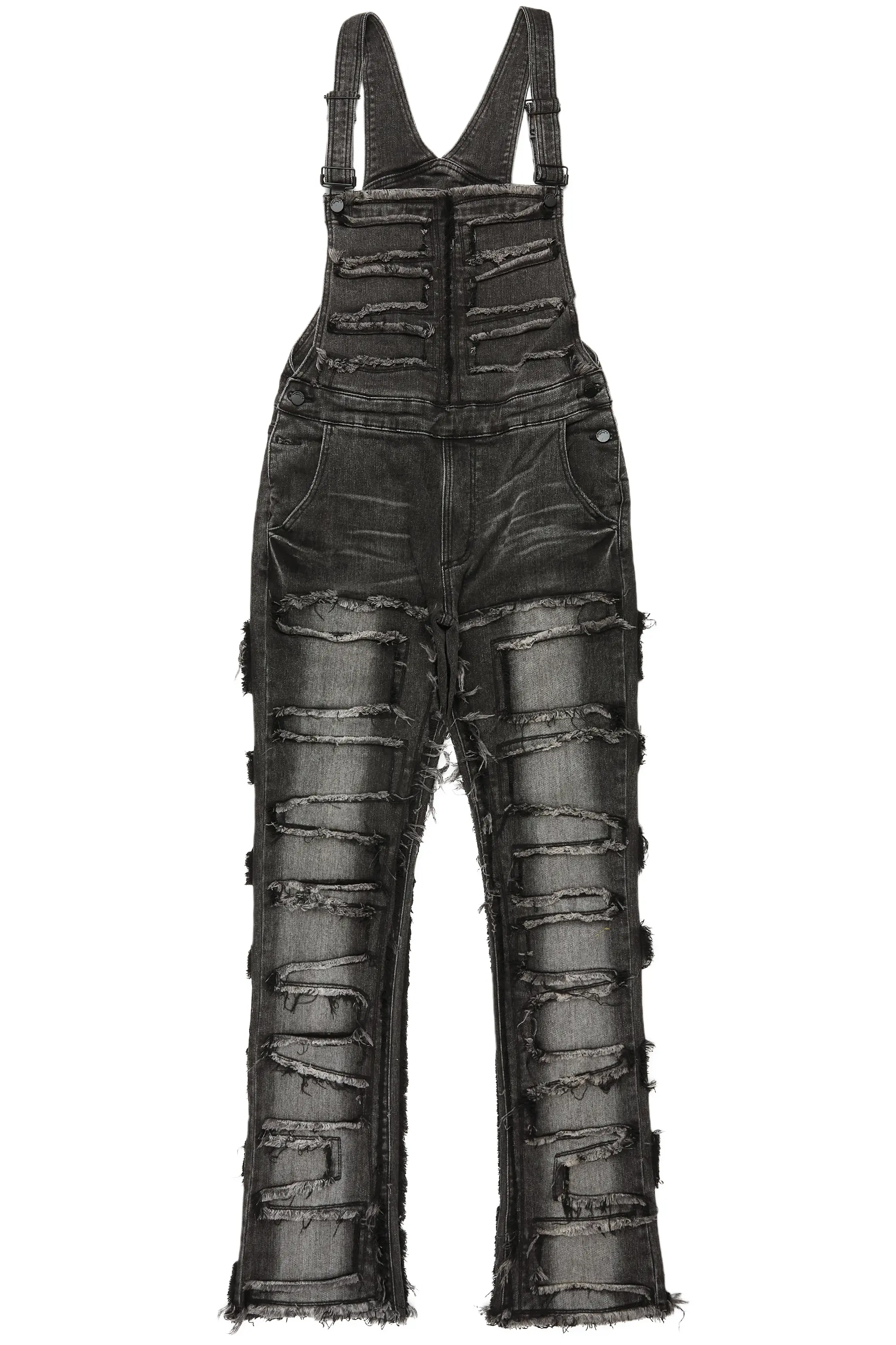 Alfie Grey Denim Overall