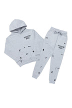 Girls Raffie Heather Grey Hoodie Jogger Set
