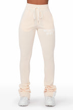 Savannah Beige Super Stacked Track Pant