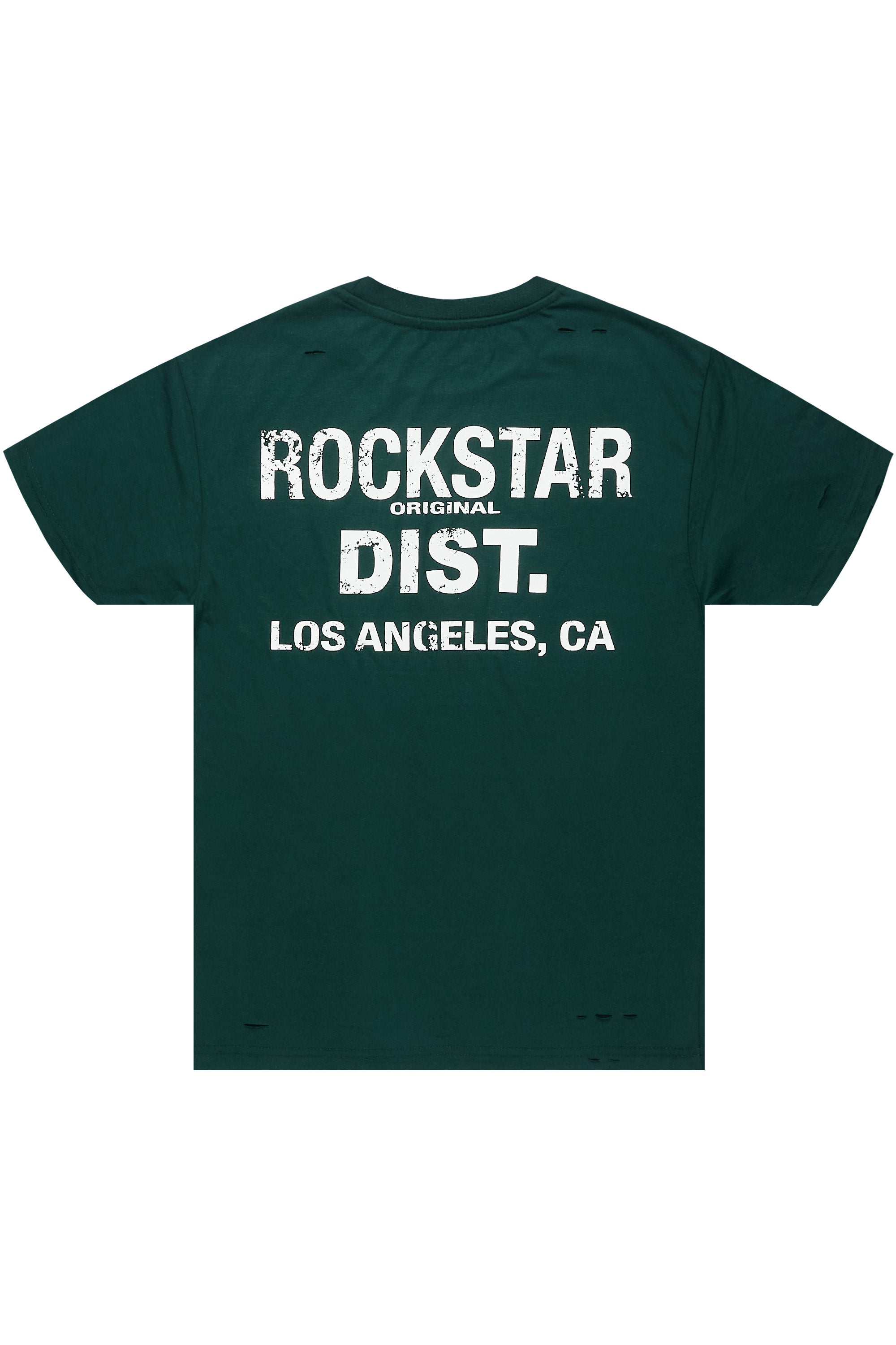 Lake 3.0 Dark Green/White Oversized Graphic T-Shirt