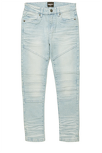 Girls Hale Blue Biker Skinny Jean