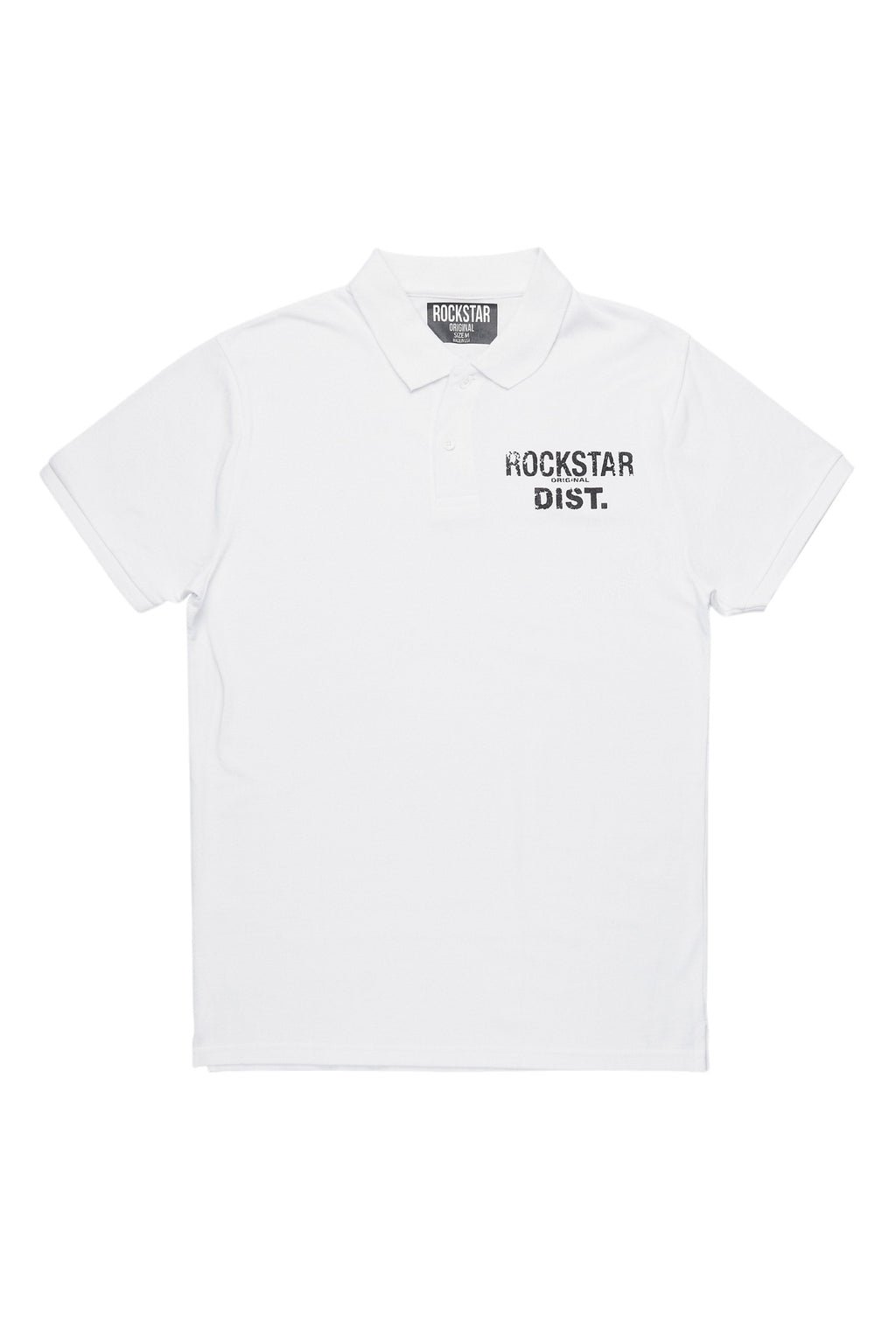 Flynn White/Black Polo Shirt