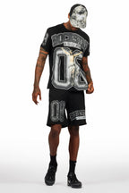 Fields Black/Grey T-Shirt Short Set