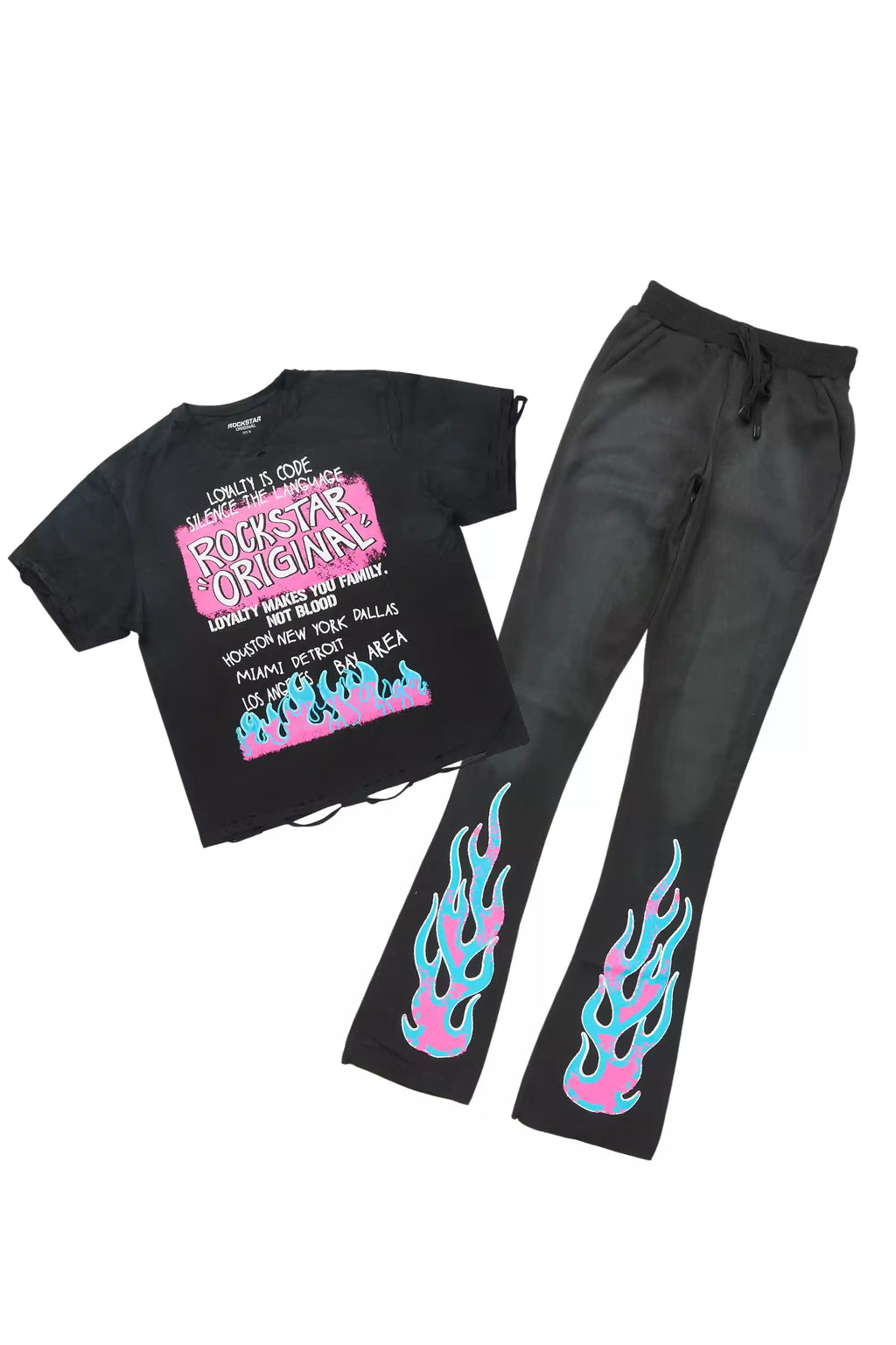 Bridgette Black T-Shirt Trackset