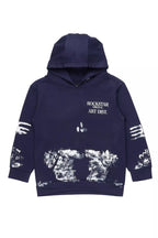 Boys Filip Navy/White Graphic Hoodie