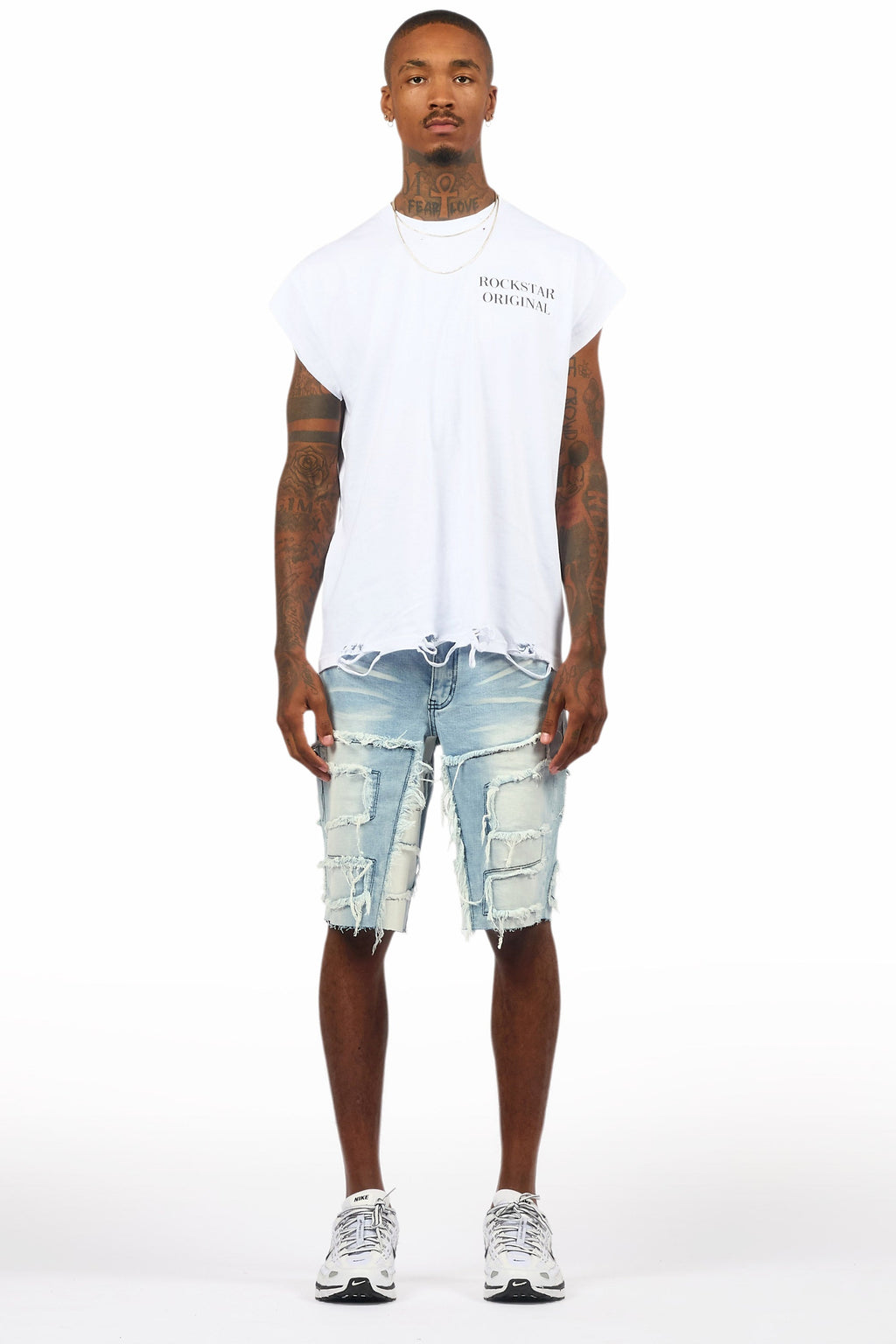 Shake Blue Denim Short