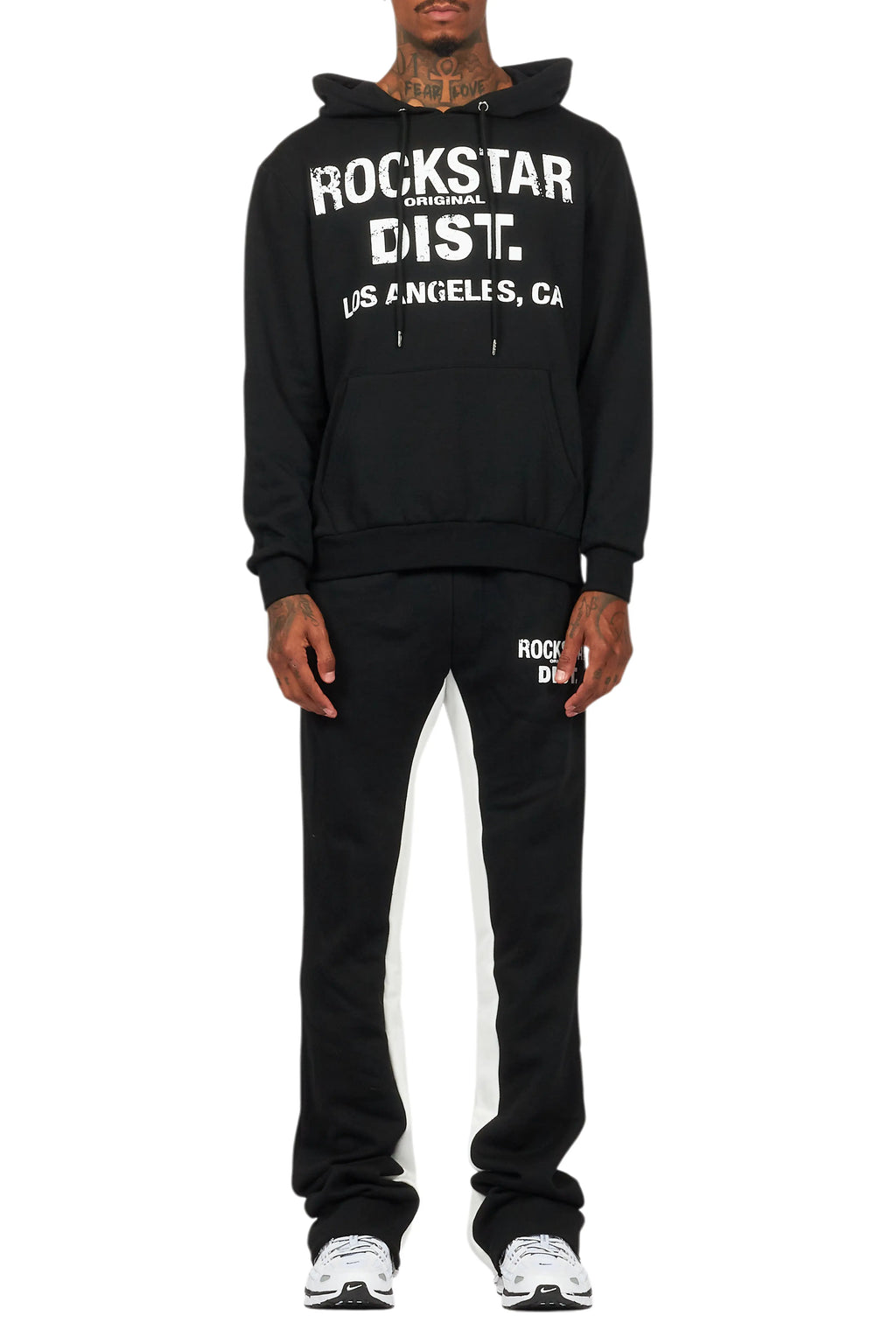 Lake Black Hoodie/Baggy Track Pant Set