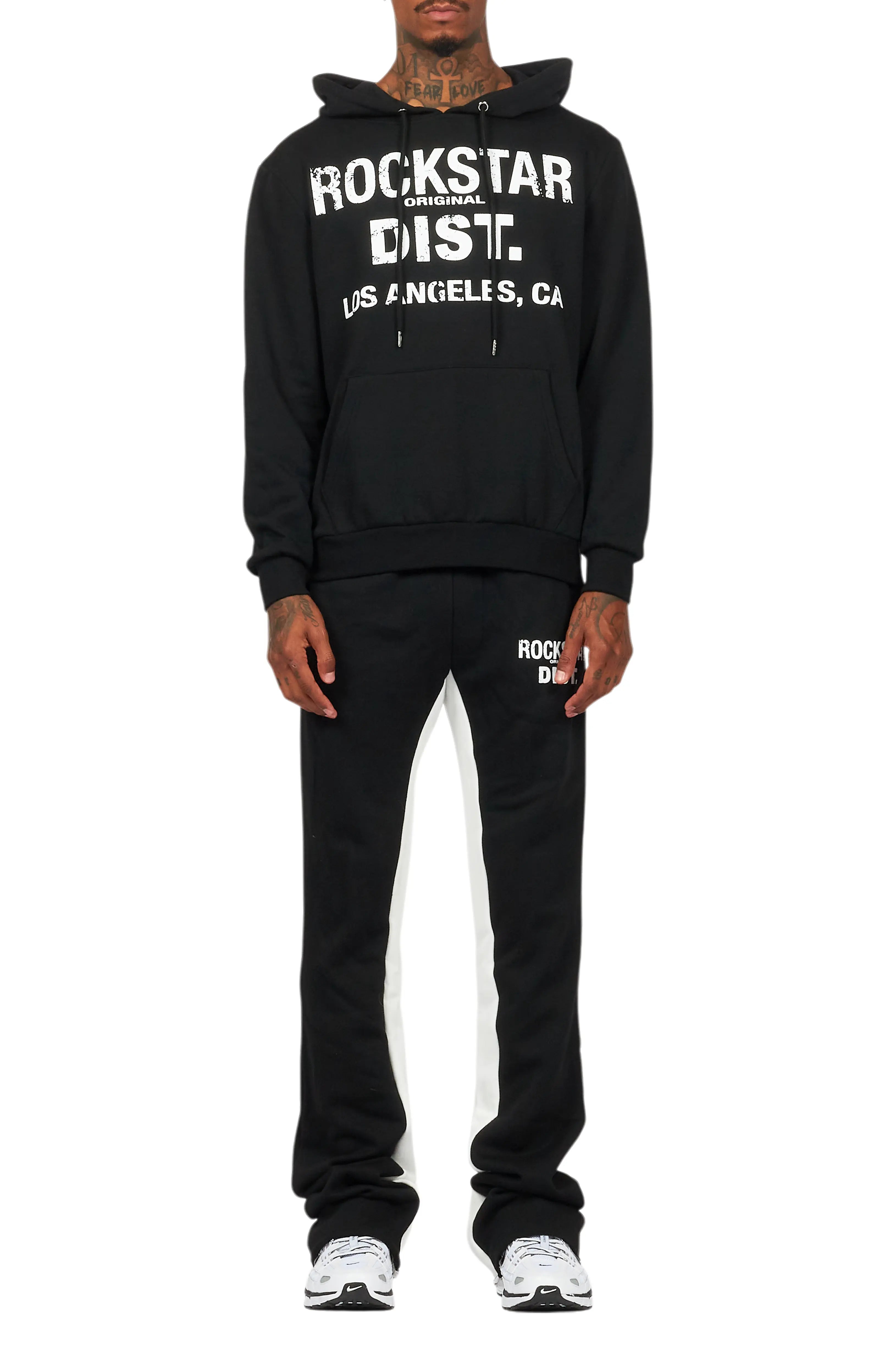 Lake Black Hoodie/Baggy Track Pant Set