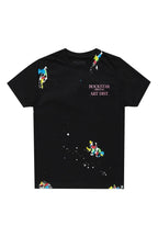 Girls Palmira Black/Pink Graphic T-Shirt