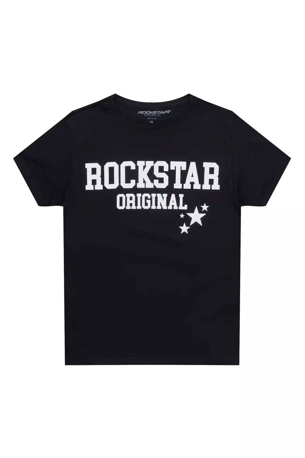 Boys Pluton Black/White Graphic T-Shirt