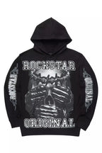 Eden Black Graphic Hoodie