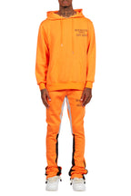Briggs Orange Hoodie/Super Stacked Flare Track Set