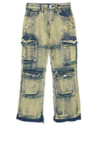 Boys Zarian Vintage Light Blue Cargo Jean