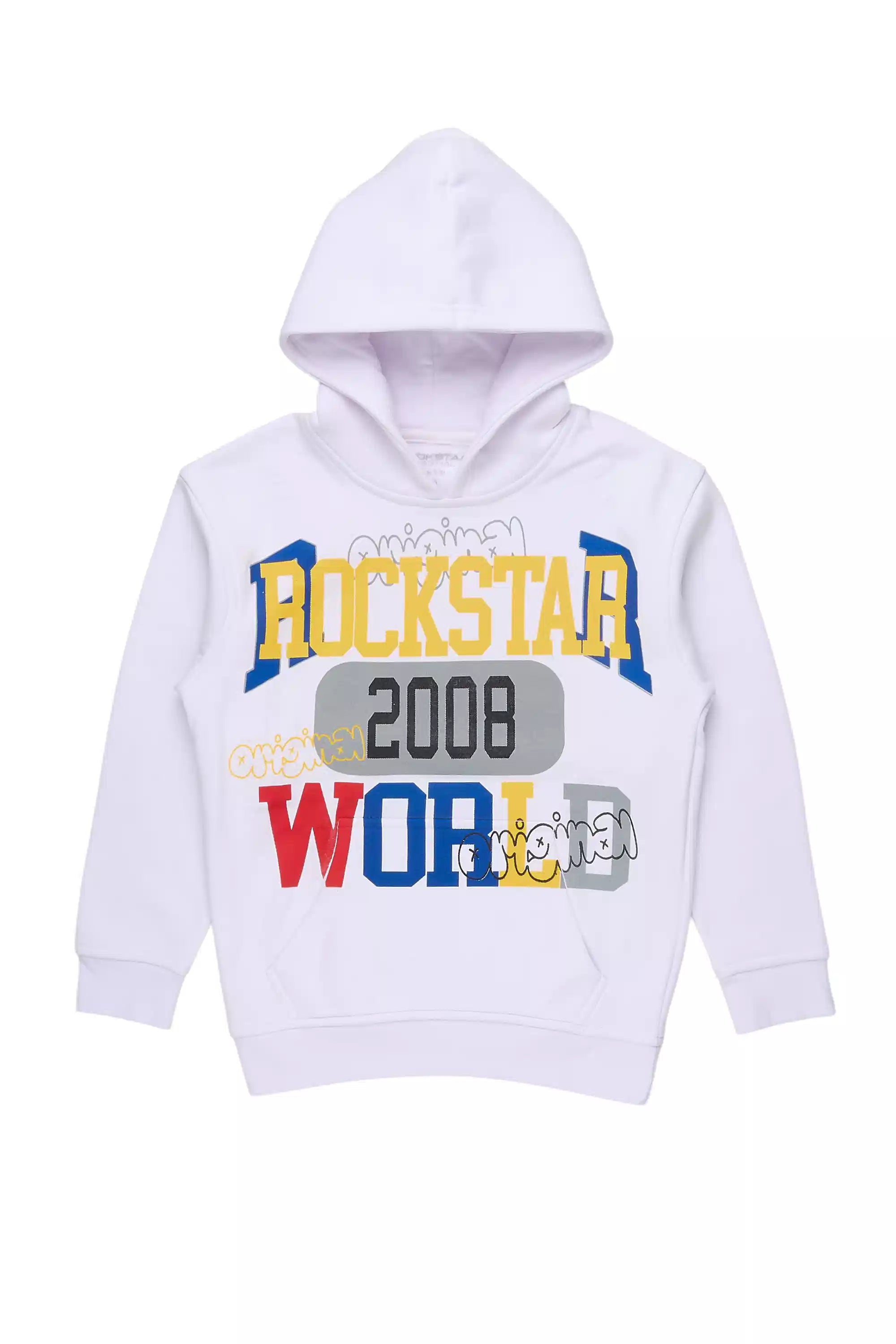Boys Daria White Graphic Hoodie