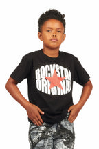 Boys Ezra Black Graphic T-Shirt