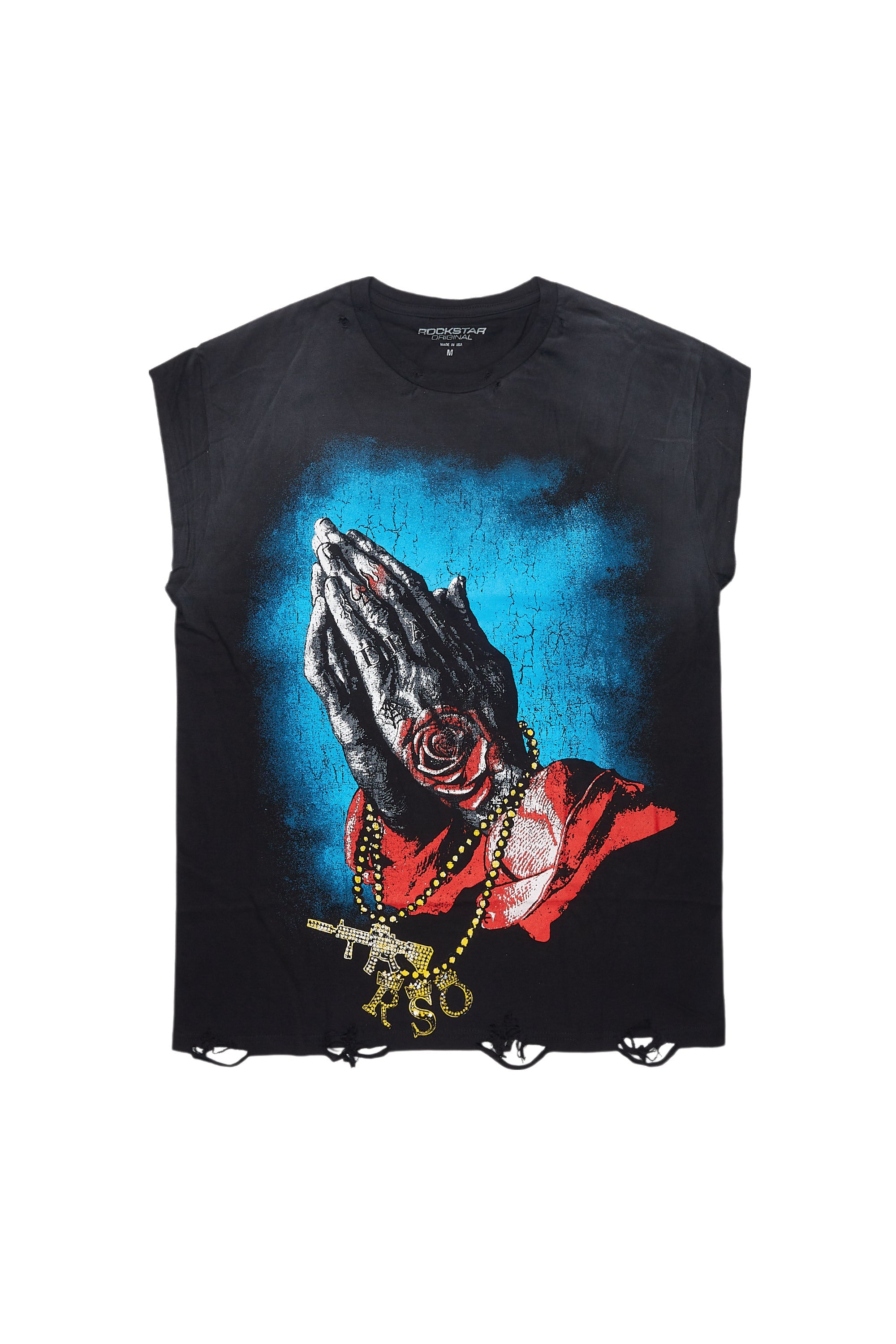 Gonave Black Graphic Muscle T-Shirt