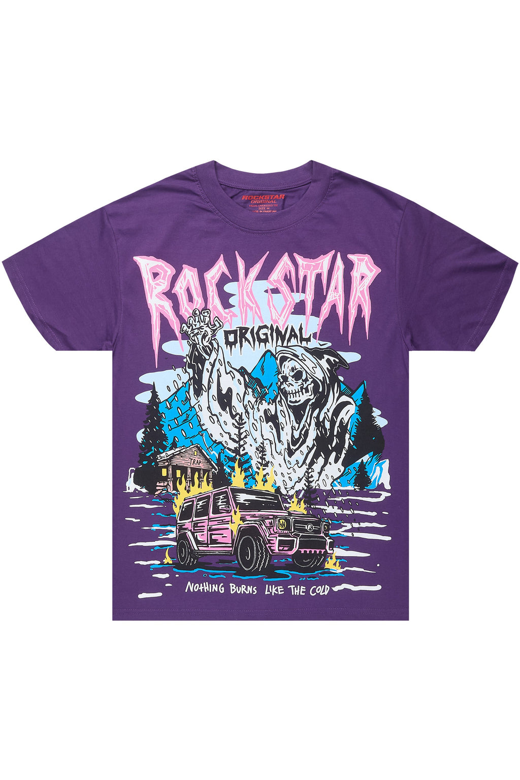 Kip Purple Oversized Graphic T-Shirt