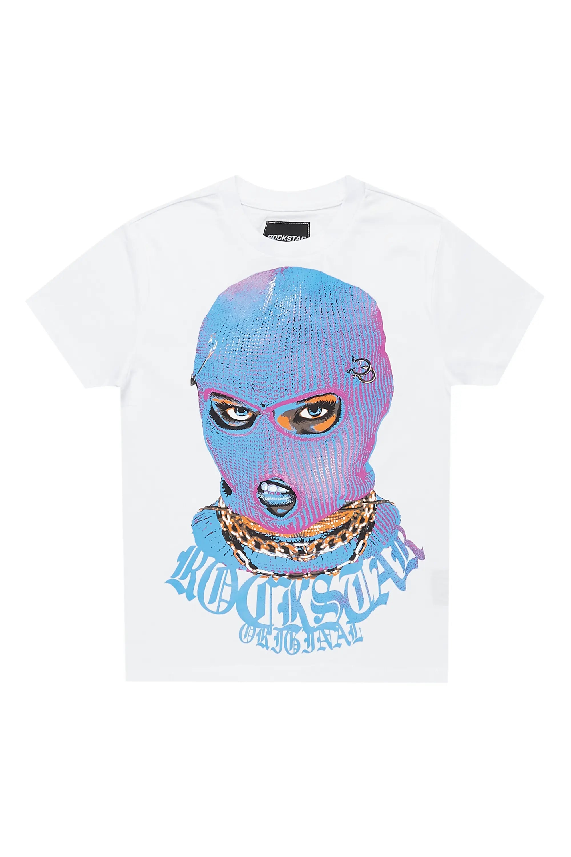 Girls Serilda White Graphic T-Shirt