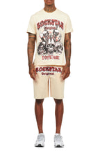 Tabor Beige T-Shirt/Short Set