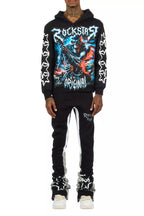 Krio Black/Grey Hoodie/Super Stacked Track Set