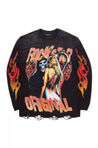 Siena Black Graphic Long Sleeve Tee