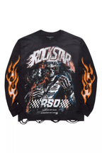 Blaek Black/Yellow Long Sleeve Graphic T-Shirt