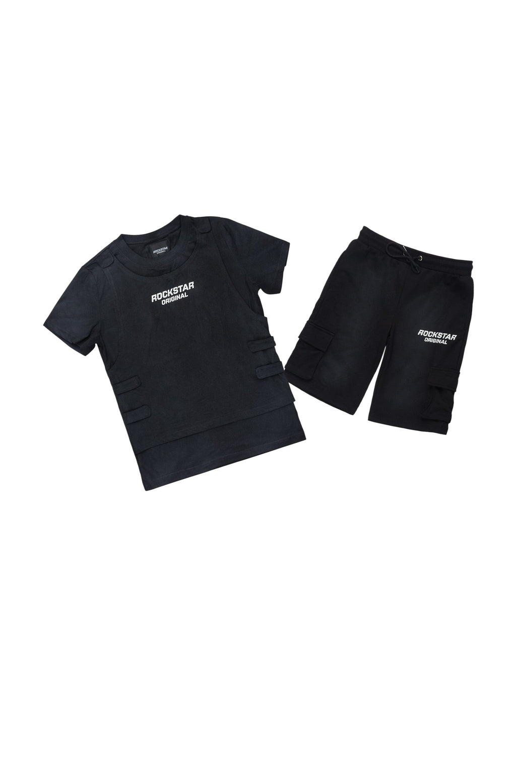 Boys Herbie Black T-Shirt/Cargo Short Set