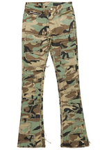 Shake Faded Camo Stacked Flare Jean