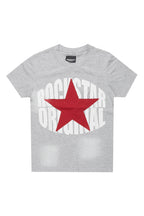 Boys State Heather Grey Graphic T-Shirt with Patch