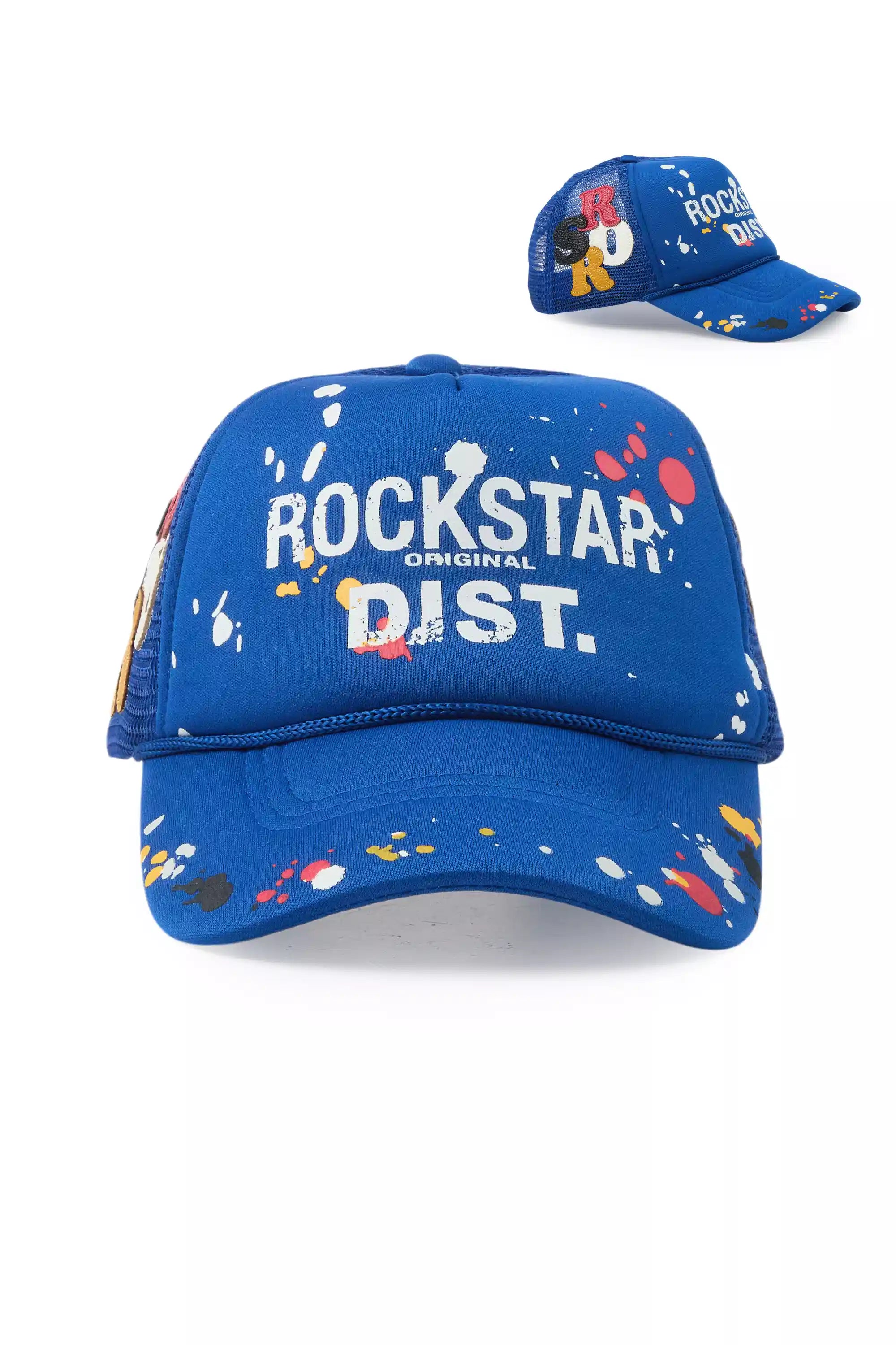 Roselee Royal Blue Trucker Hat