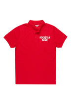 Boys Art Dist Red Polo