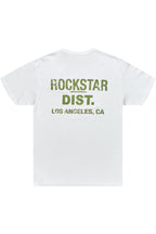 Dalasia White/Green Oversized Tee