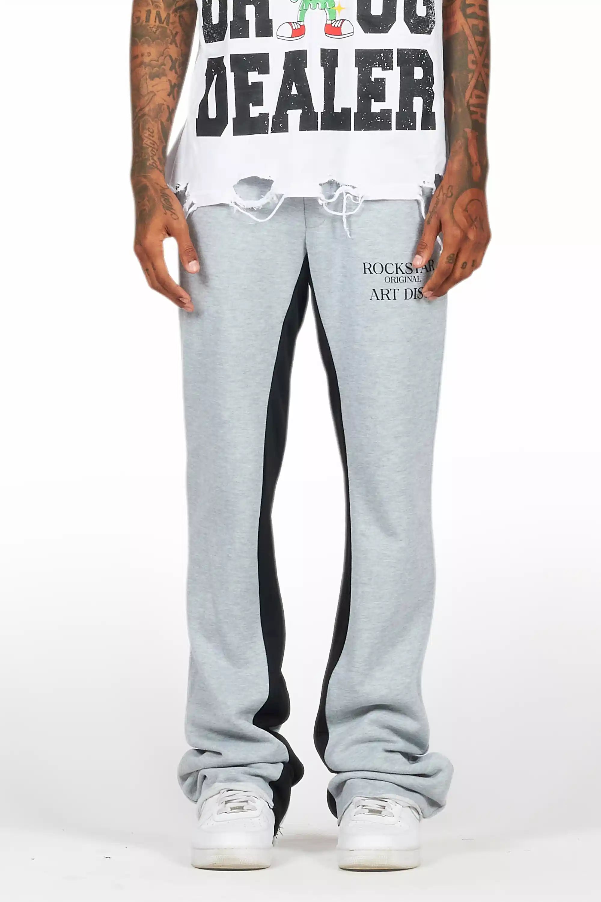 Briggs Heather Grey Baggy Pant
