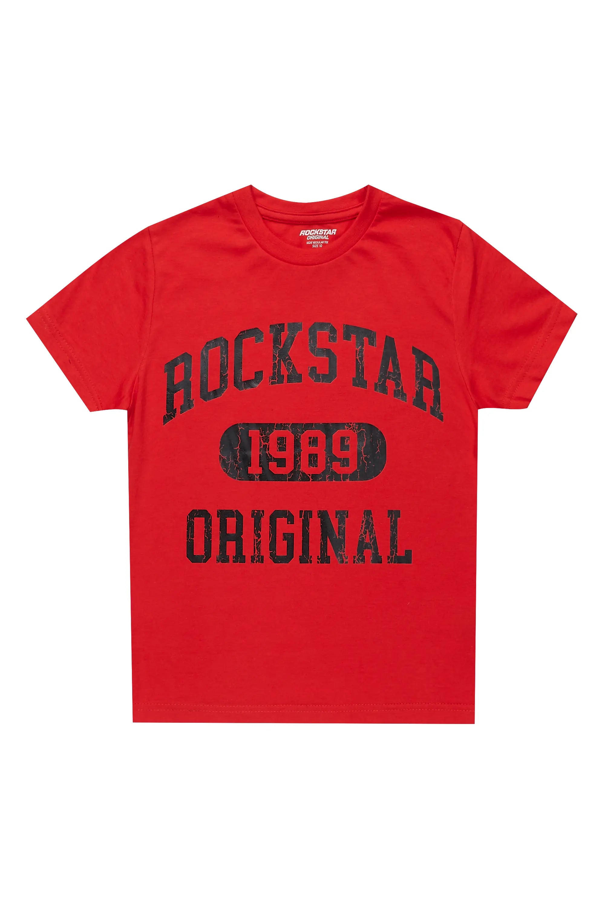 Boys Members Red Graphic T-Shirt