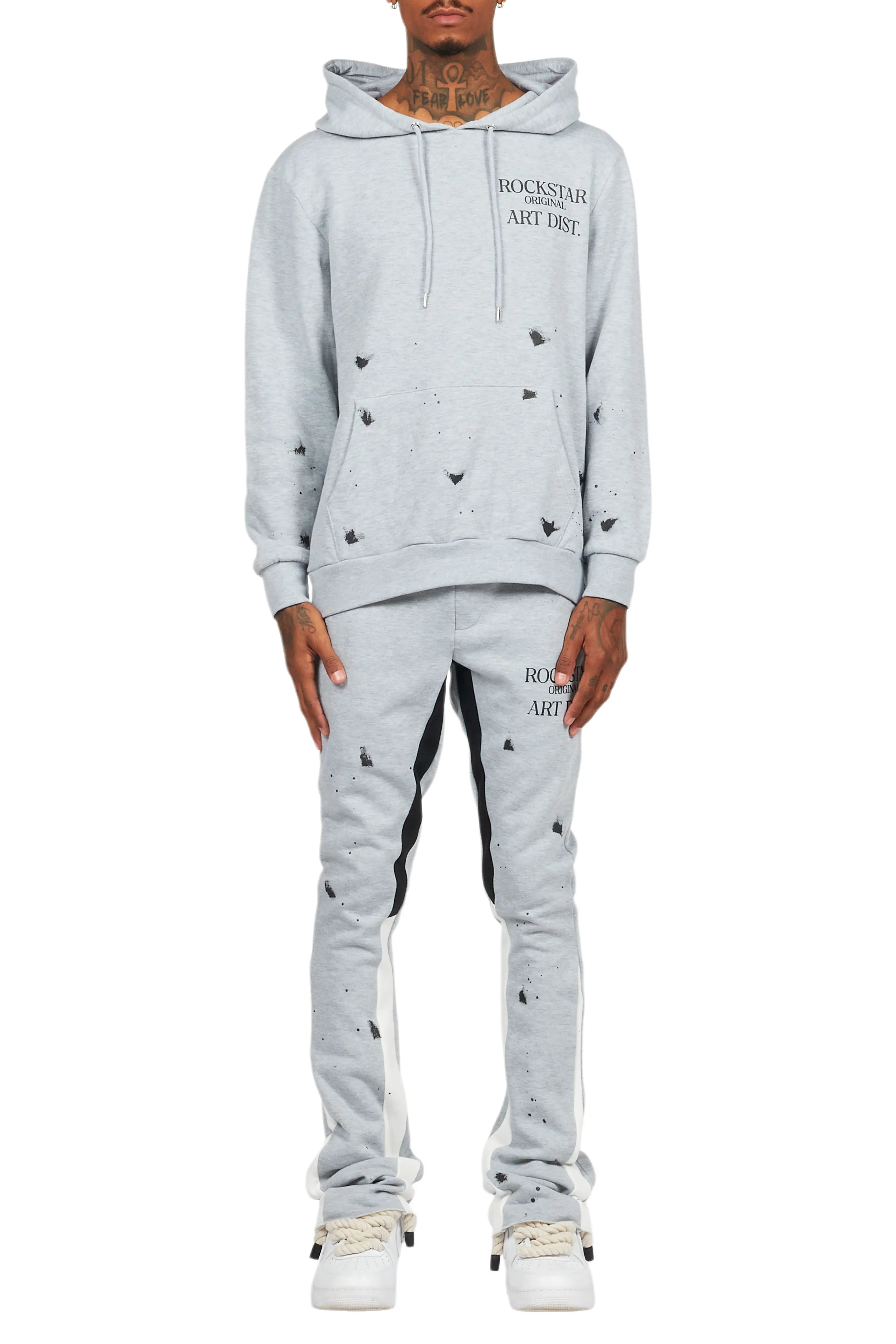 Raffer Heather Grey 2.0 Stacked Flare Track Set