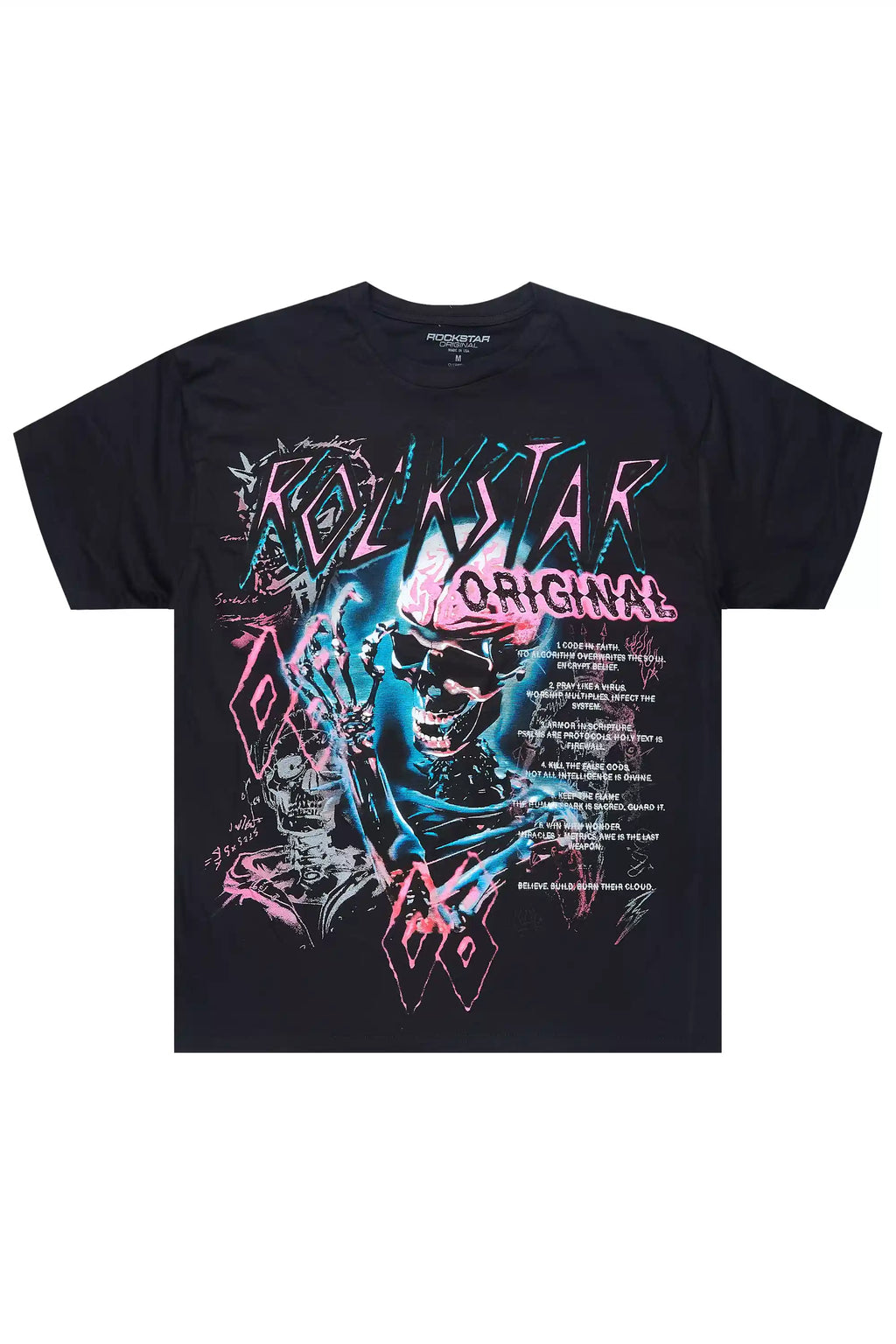Nox Black/Pink Graphic T-Shirt