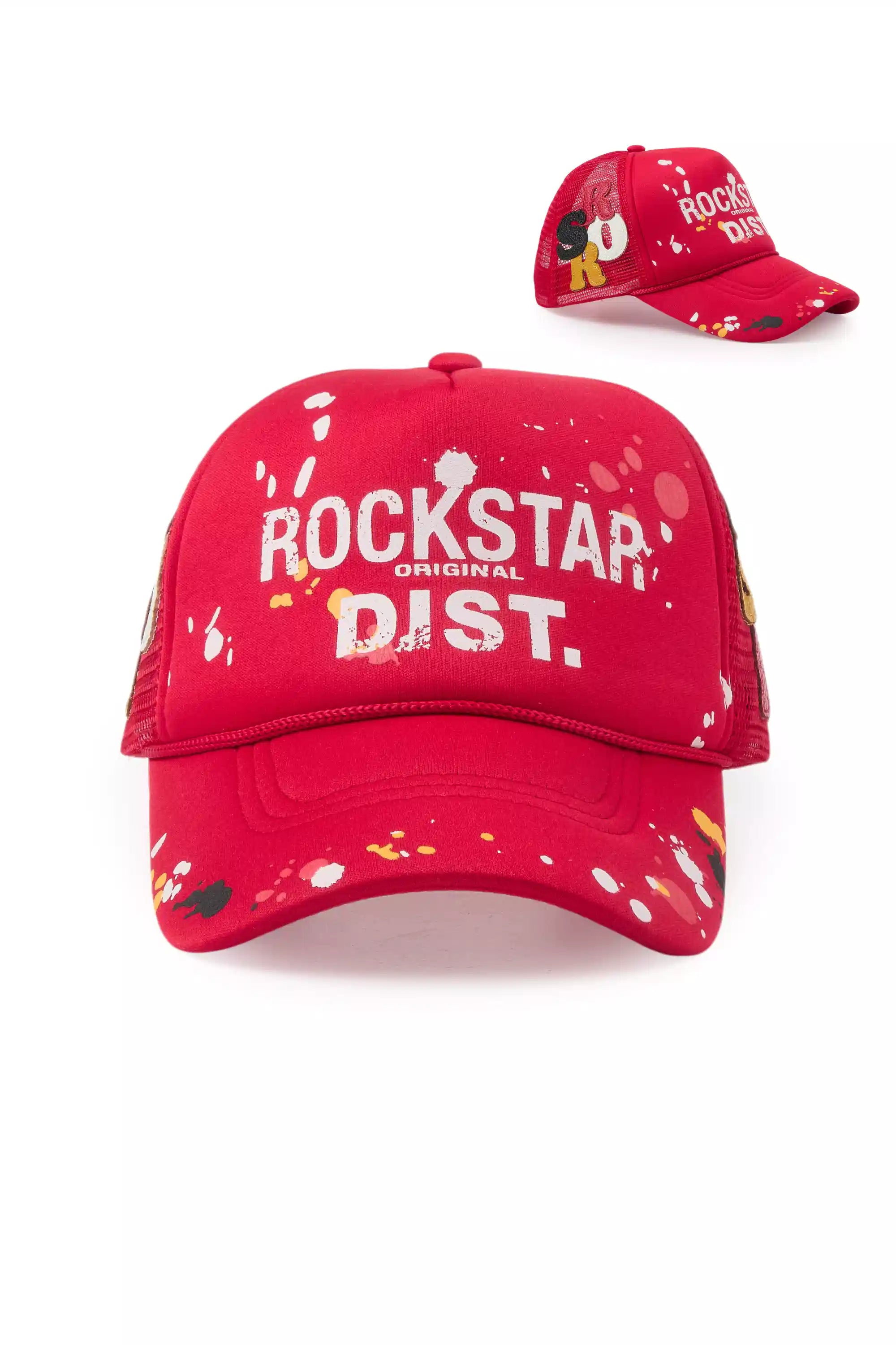 Roselee Red Trucker Hat