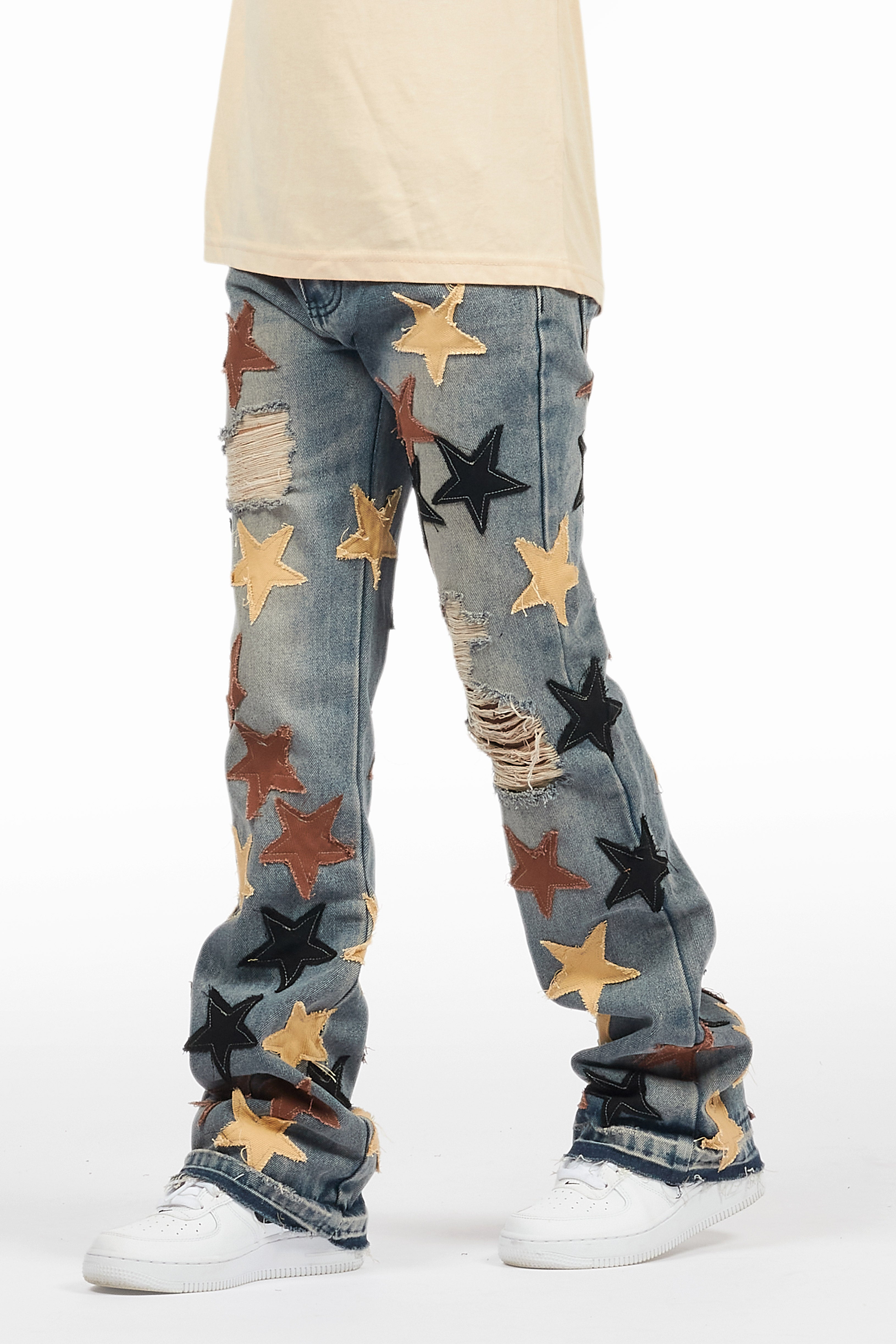 Boys StarLane Tint Stacked Flare Jean