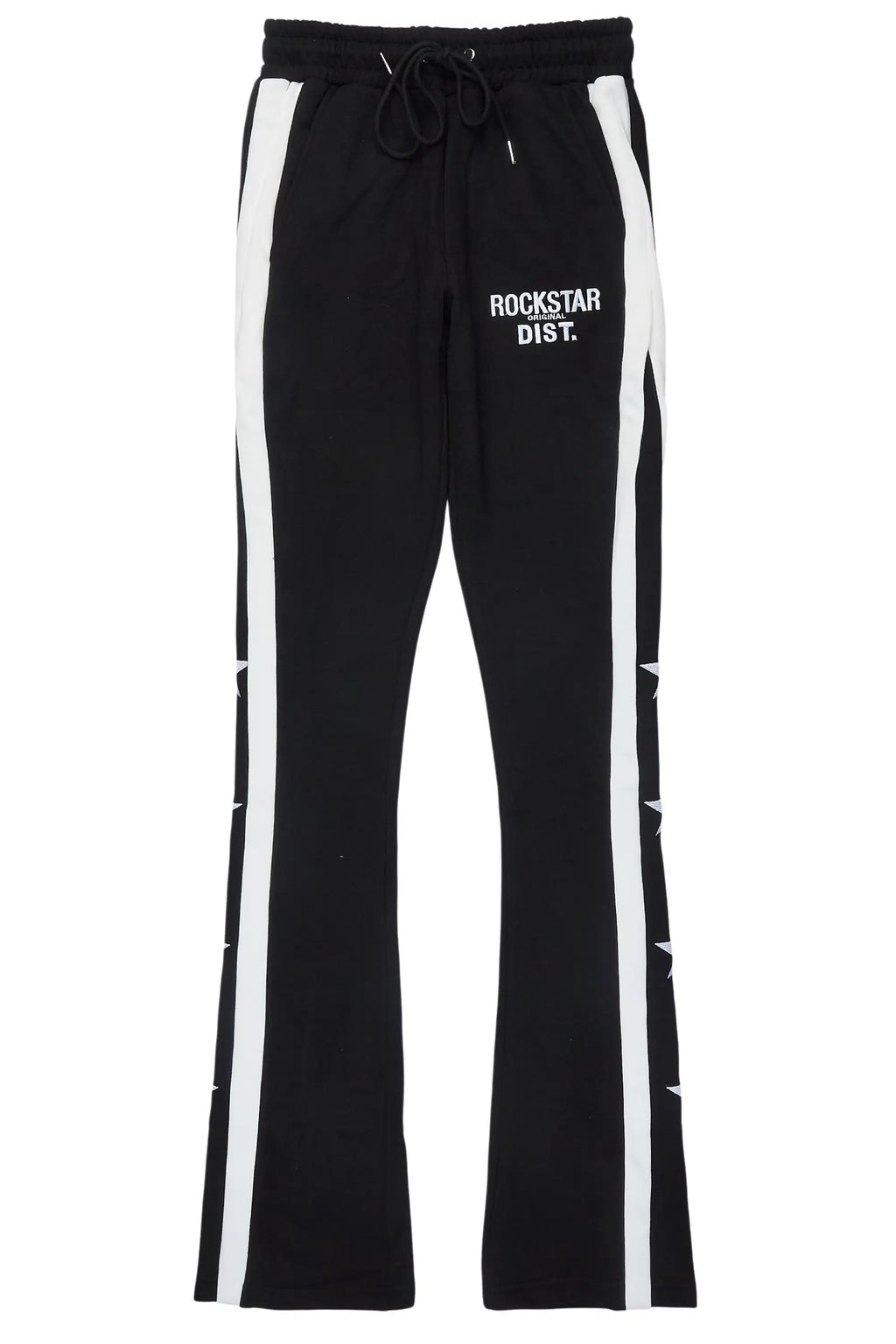 Arkady Black Stacked Flare Pant