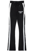 Arkady Black Stacked Flare Pant