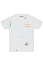 Palmer White/Orange Graphic T-Shirt