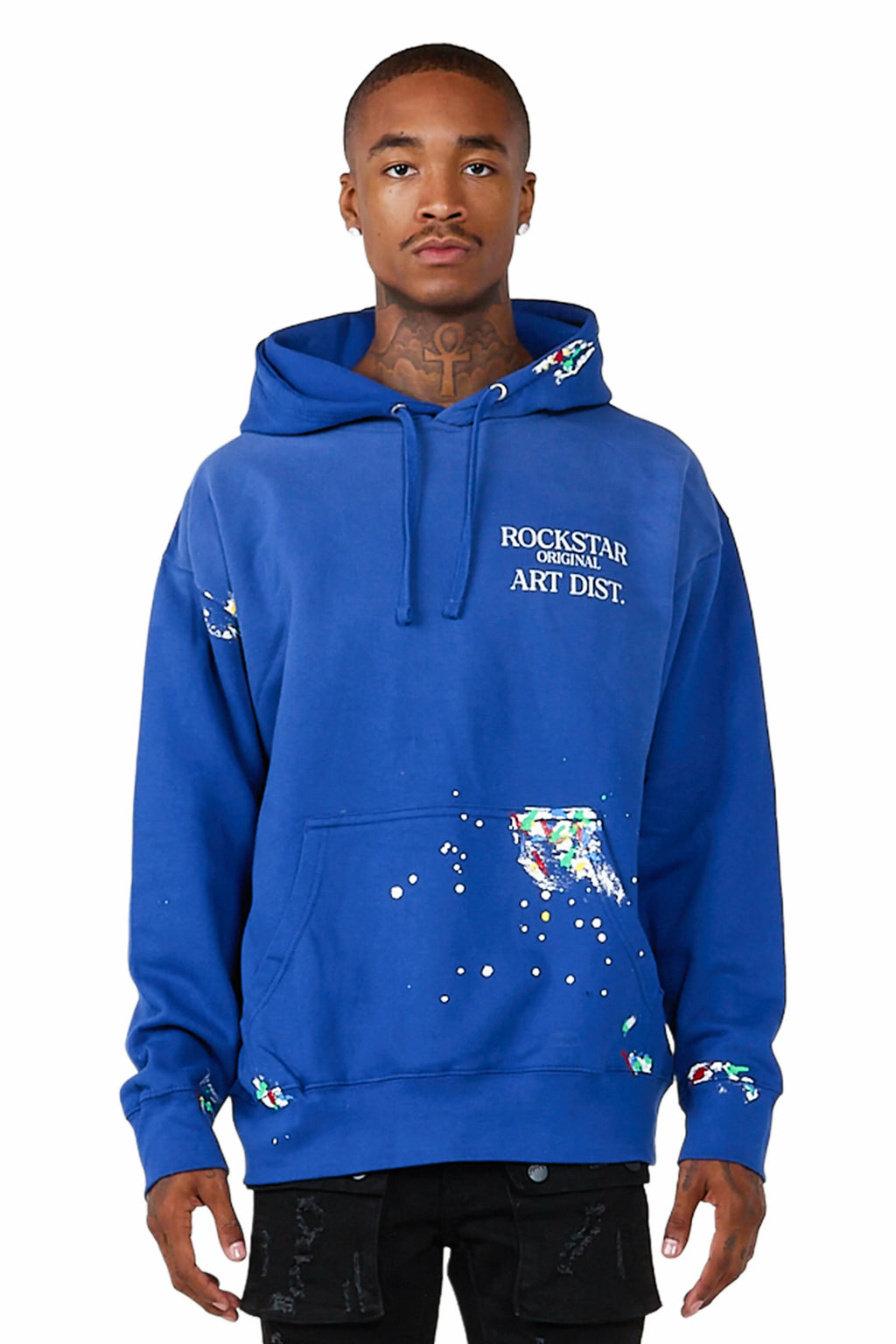 Rockstar Art Dist. Royal Graphic Hoodie